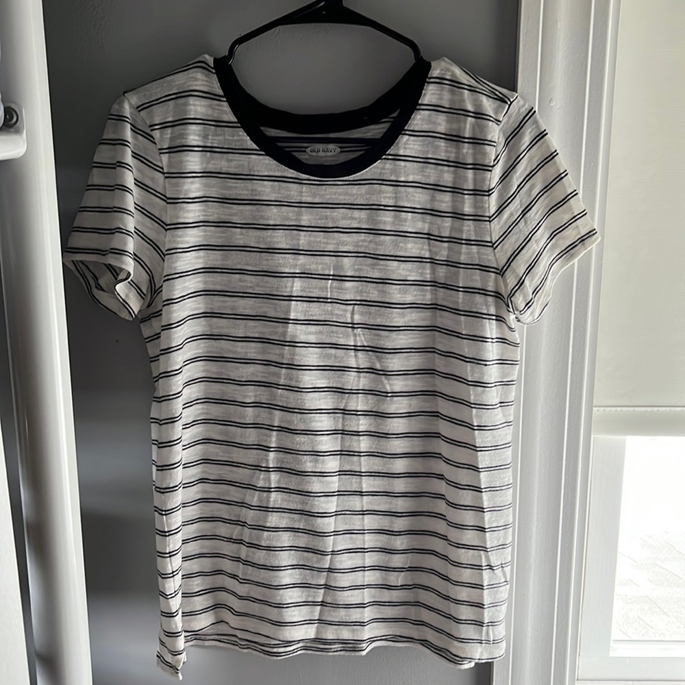 Old Navy Striped Short Sleeve Shirt